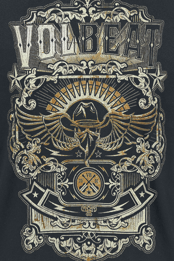 Volbeat Amplified Collection - Shots Dres pro fanoušky černá - Rock, Punk & Metal Merch